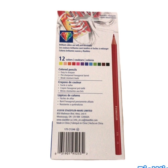 Staedtler Office Staedtler 2 Pack Coloured Pencil Crayons Poshmark